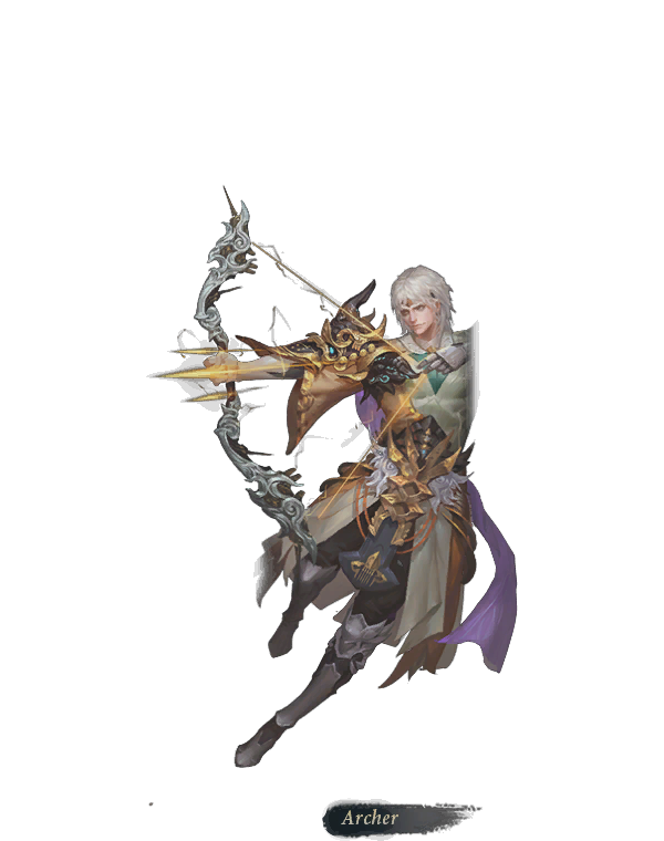 Male Archer, Lean build